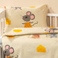 4Home Bawełniana pościel dziecięca do łóżeczka Little mouse, 100 x 135 cm, 40 x 60 cm