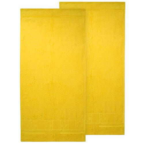 4Home Ručník Bamboo Premium žlutá, 50 x 100 cm, sada 2 ks