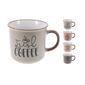 Steingutbecher Kaffee 90 ml