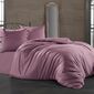 Szatén ágynemű, fáradt rózsaszín, 220 x 200 cm, 2 db 70 x 90 cm