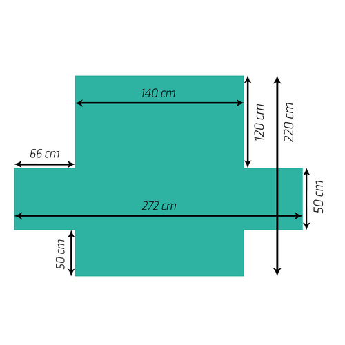 4Home Покривало для двомісного крісла Doubleface сірий/світло-сірий, 140 x 220 см