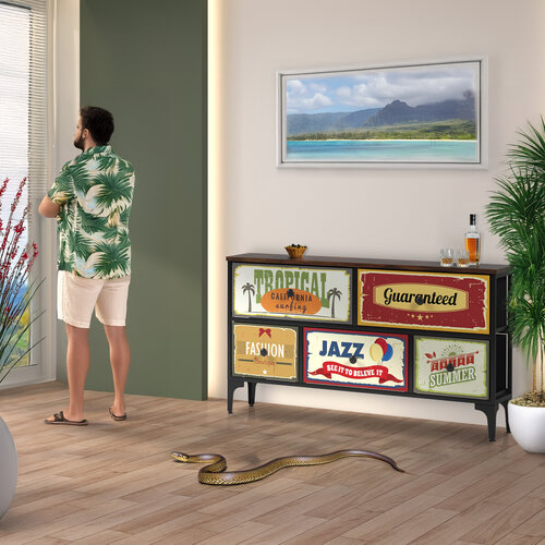 Vintage komoda, 103 x 30 x 56 cm