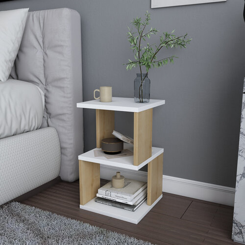 Noční stolek Carter White Oak