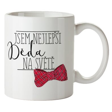 Bohemia Ajándékok Kerámia bögre - A legjobbnagypapa , 350 ml