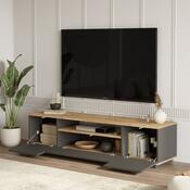 Televizní stolek Fran Atlantic Pine and Anthracite