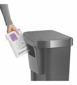 Simplehuman Pedálový odpadkový koš 45 l, šedá