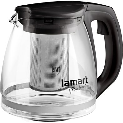 Lamart LT7025 Чайник Verre 1,1 л, чорний