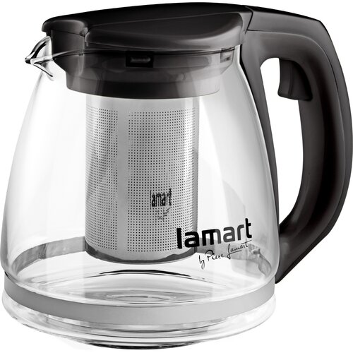 Lamart LT7025 čajnik Verre 1,1 l, črn