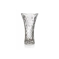 Banquet Sklenená váza Poury číra, 23 cm