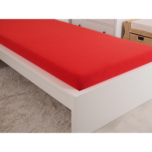 Cearșaf de pat 4Home jersey Ideal roșu, 160 x 200 cm
