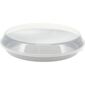 Plastikowa miska EH Serving z pokrywką 35,5 x 8,5cm, szara
