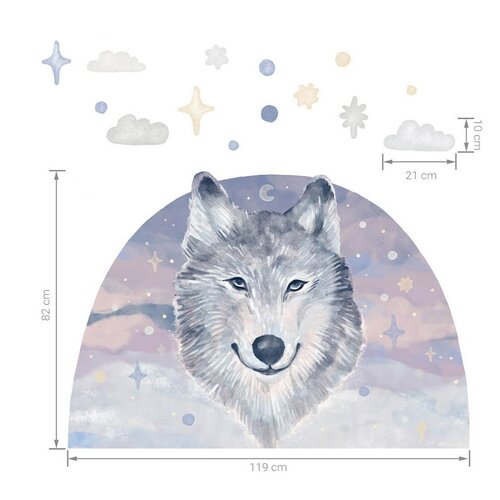 Bayo Wall Sticker Wolf