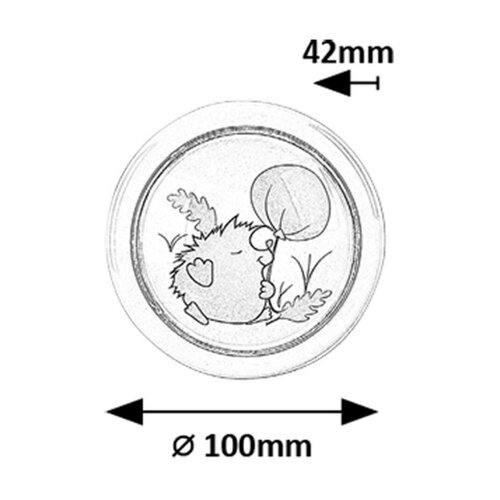 Rabalux 76072 detské push light nočné osvetlenie Hedgy - ježko a balón, 0,3W, 5lm, 6000K