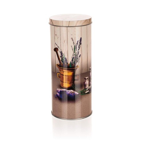 Banquet Okrogla pločevinka Lavender