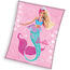 Detská deka Carbotex Barbie Mermaid, 130 x 170 cm