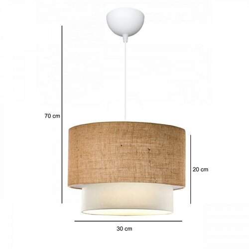 Lampa wisząca AYD-2999v Terra, beżowa