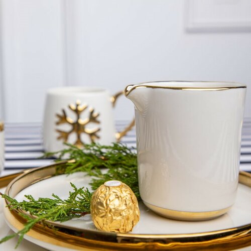 Altom Porzellanteller Palazzo 26 cm, weiß