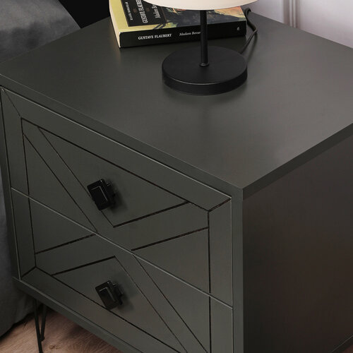 Nachttisch Luna Anthracite