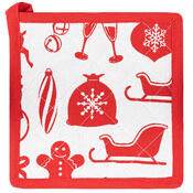 Magnetische Topfhandschuh und Untersetzer Geschenke, 18 x 32 cm, 20 x 20 cm
