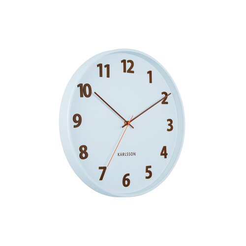 Karlsson 5920LB дизайнерський настінний годинник  40 см, soft blue
