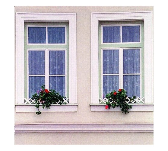 Okenná záhradka biela