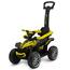 Baby Mix Mega Prime EVA balansoar pentru copii cubară de ghidare, galben