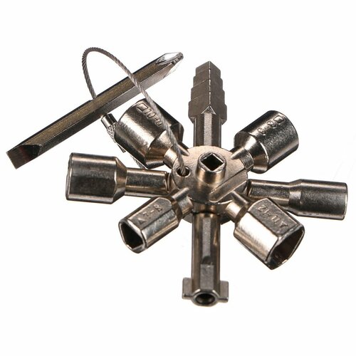 Sixtol Univerzalni ključ za servisne omarice UNISERVICE BOX 13, 9,5 x 8,5 x 3 cm