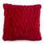Poszewka na poduszkę włochata pikowana czerwony, 45 x 45 cm