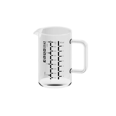 Pahar gradat Simax 3853 din sticlă 0,5 l