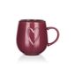 Cană din ceramică Banquet HEART 500 ml,bordo