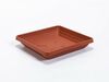 Plastia Untersetzer Lotus 60 x 60, braun