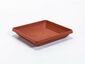 Plastia Podkvetináč Lotos 60 x 60, hnedá