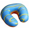 Poduszka rogal Donut niebieski, 30 x 30 cm