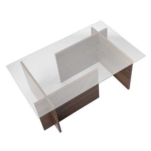 Couchtisch Vetrino Walnut