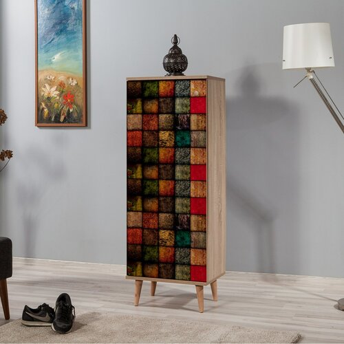 Skrinka na topánky Mega Sonoma Oak Cubes