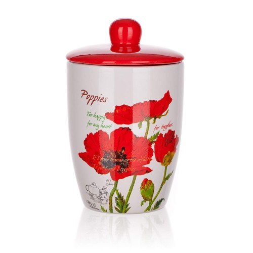 Banquet Red Poppy dóza s viečkom 600 ml