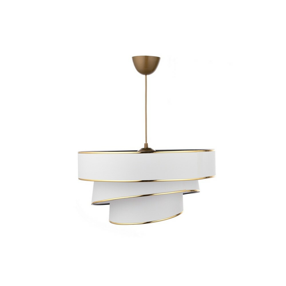 Závěsný lustr Couper - White, Gold