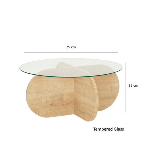 Couchtisch Bubble Sapphire Oak