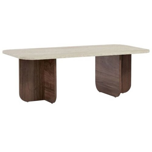 Konferenční stolek Kairo Travertine , Venezia Walnut