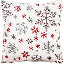 4Home Świąteczna Poszewka na poduszkę Snowflakes, 50 x 50 cm