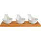 Lamart LT9219 4-dielna servírovacia súprava misiek Bamboo, 27 x 12 cm