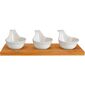 Lamart LT9219 Set de 4 farfurii de servire Bamboo,27 x 12 cm