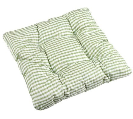 Sedák Adéla zelená kostička, 40 x 40 cm, 2 ks