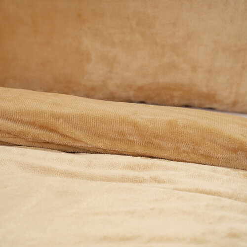 Lenjerie de pat din microflanel 4Home bej, 140 x 200 cm, 70 x 90 cm