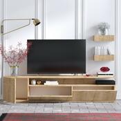 Măsuță TV cu rafturi Alika Oak