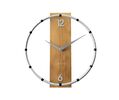 Nástenné hodiny Lavvu Compass Wood LCT1091  strieborná, pr. 31 cm