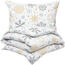 4Home Фланелева постільна білизна Frosty snowflakes, 140 х 200 см, 70 х 90 см