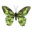 Dekorační Motýlek zelená, 20 cm