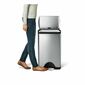 Simplehuman téglalap alakú pedálos szemetes 38 L,acél