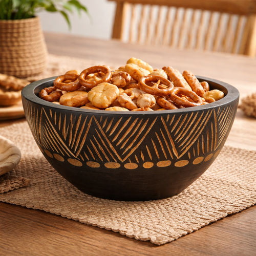 Schale aus Mangoholz Tangela, 20 x 10 cm